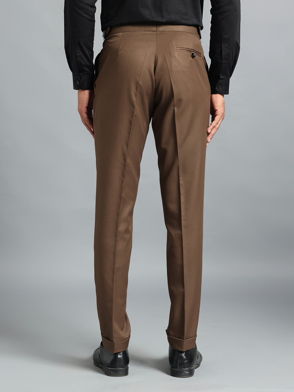 Classic Buckle Coffee Brown Gurkha Pant