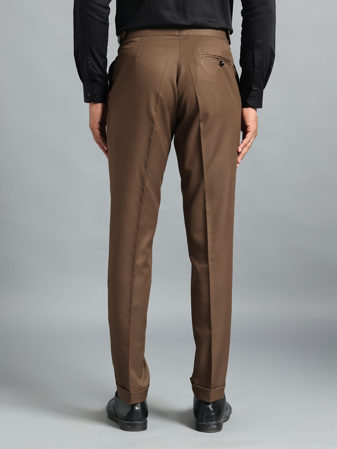Classic Buckle Coffee Brown Gurkha Pant