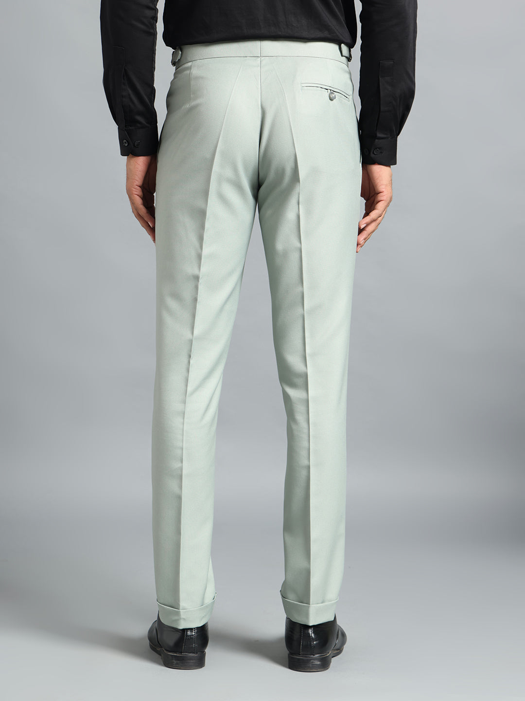 Single Light Sage Buckle Gurkha Pant