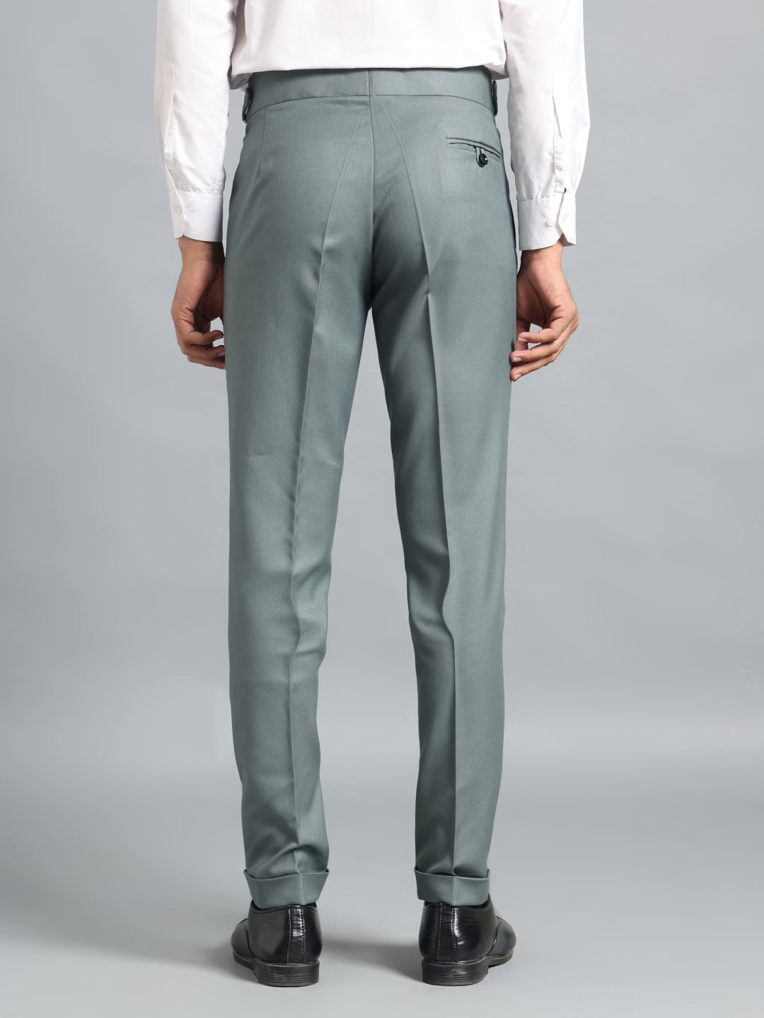 Double Button Olive Green Gurkha Pant