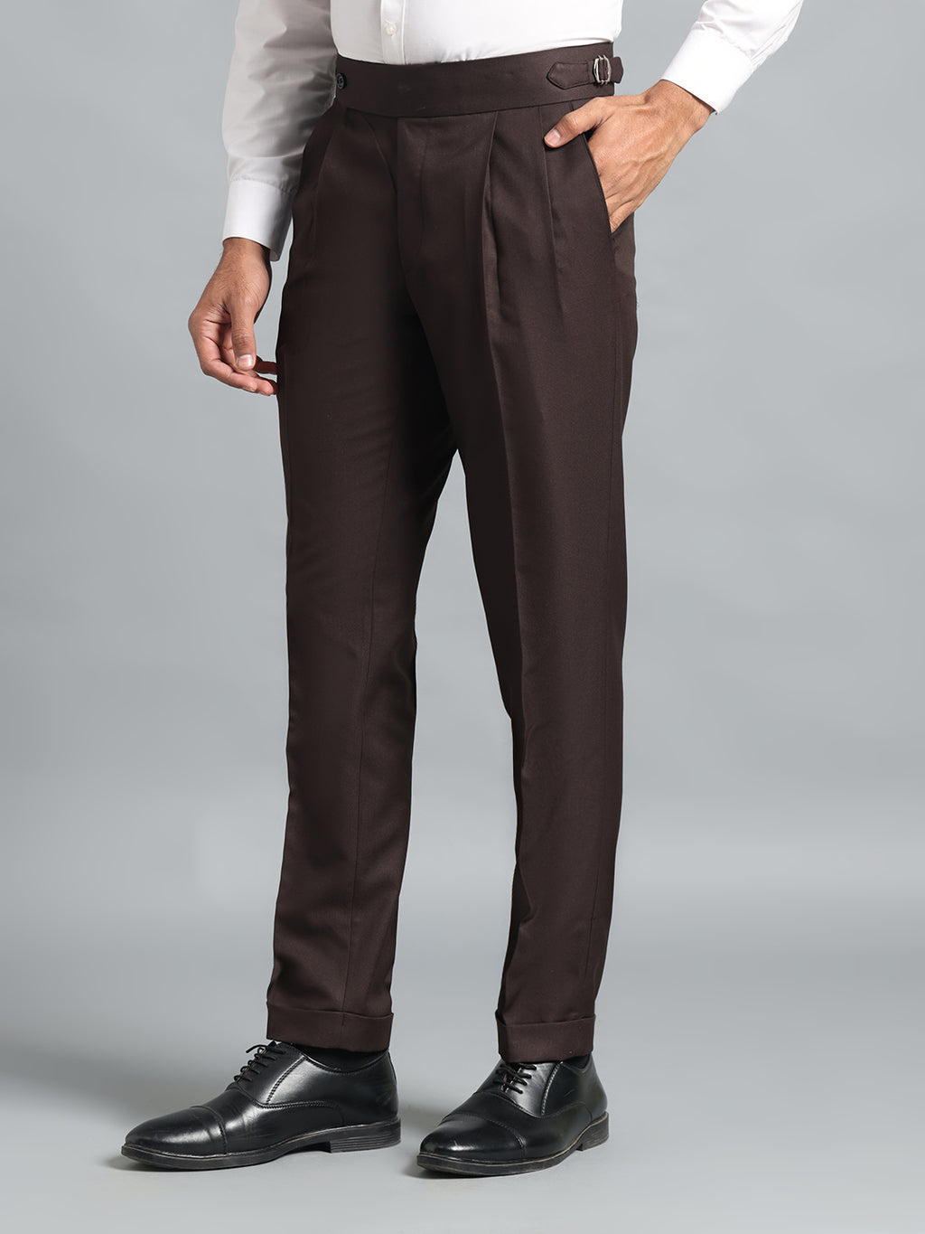 Signature Dark Brown Gurkha Pant