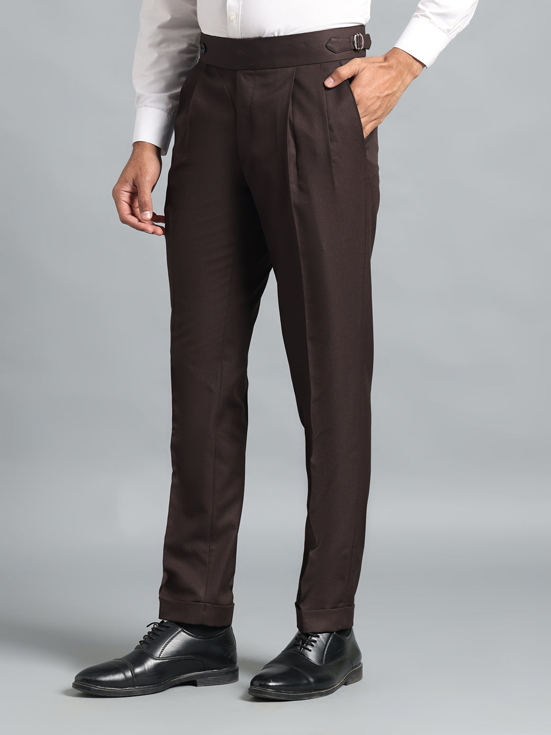 Signature Dark Brown Gurkha Pant
