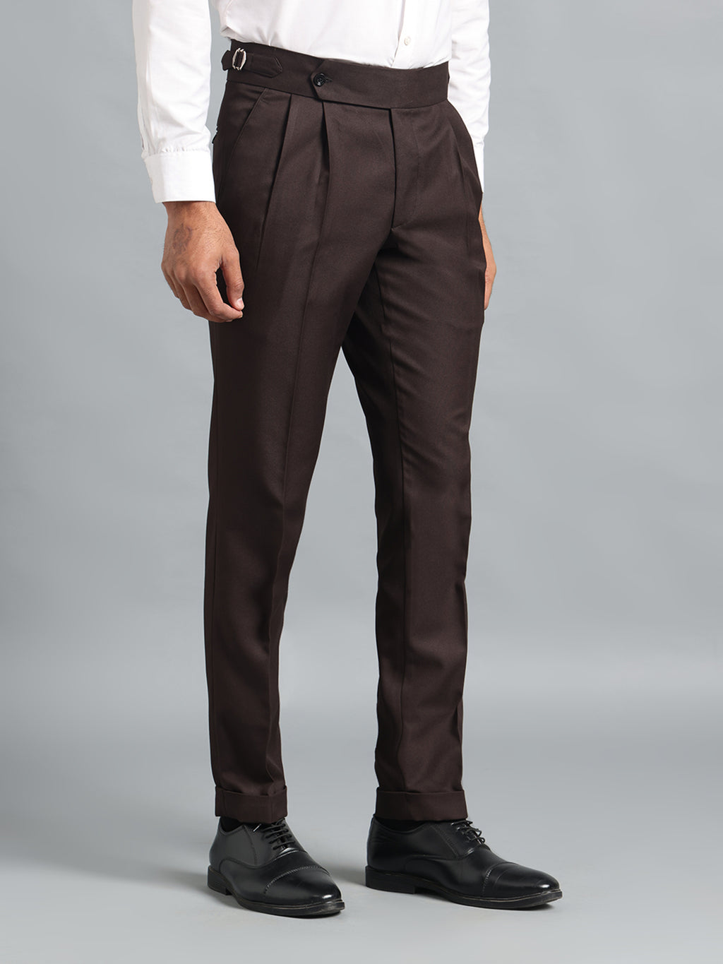 Signature Dark Brown Gurkha Pant