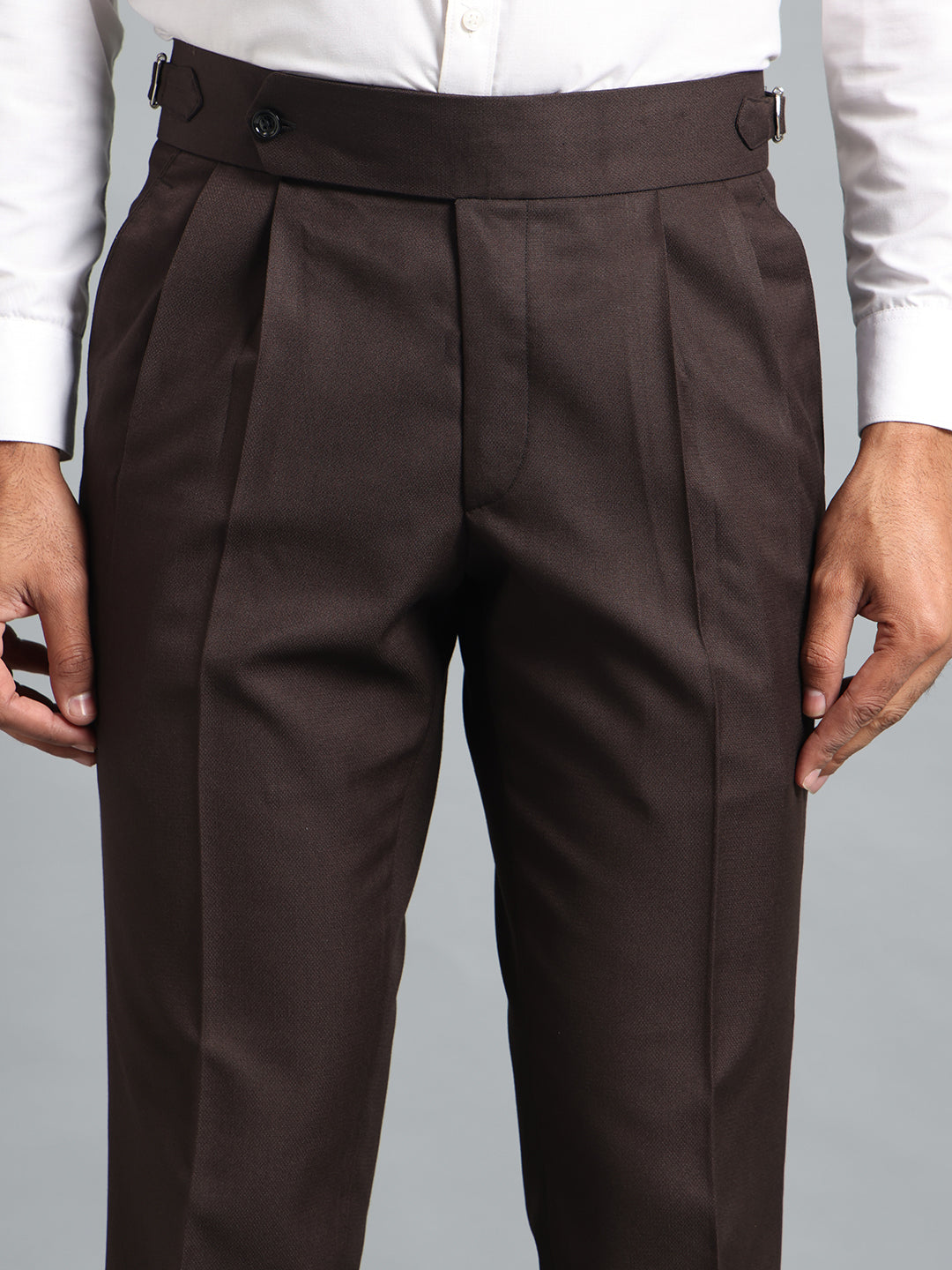 Signature Dark Brown Gurkha Pant