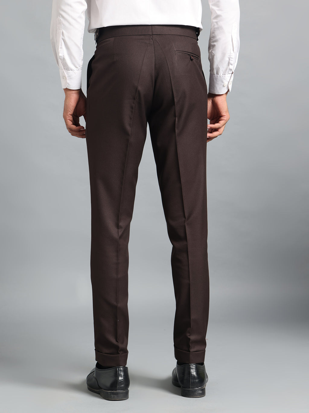 Classic Buckle Dark Brown Gurkha Pant
