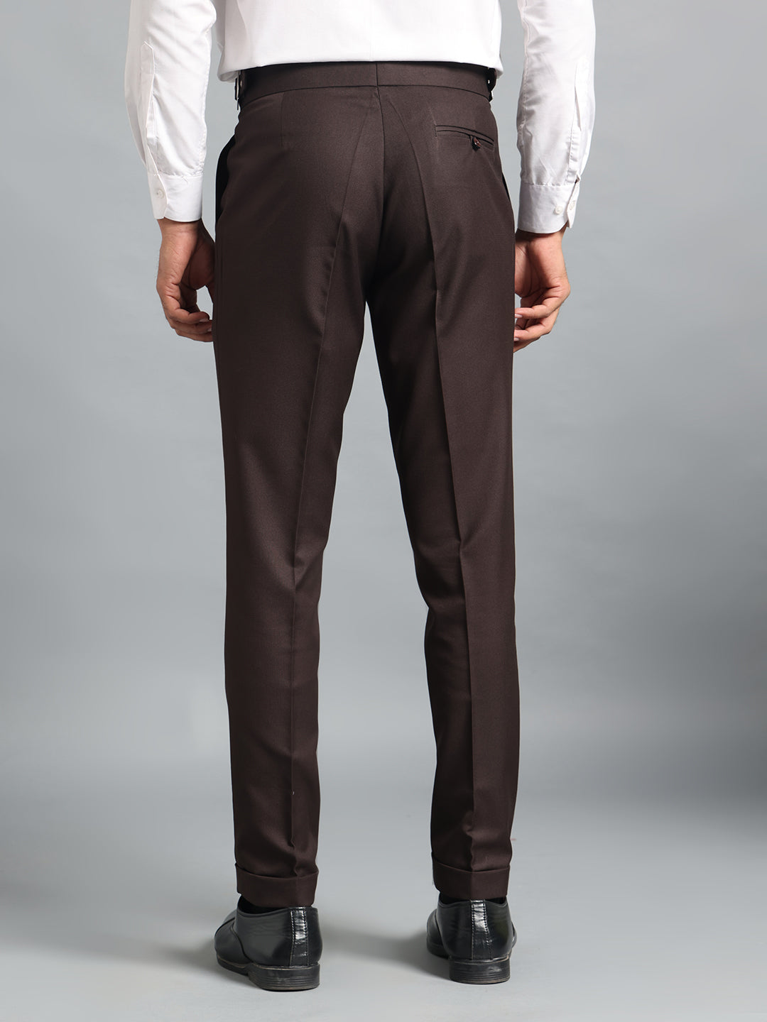 Classic Buckle Dark Brown Gurkha Pant