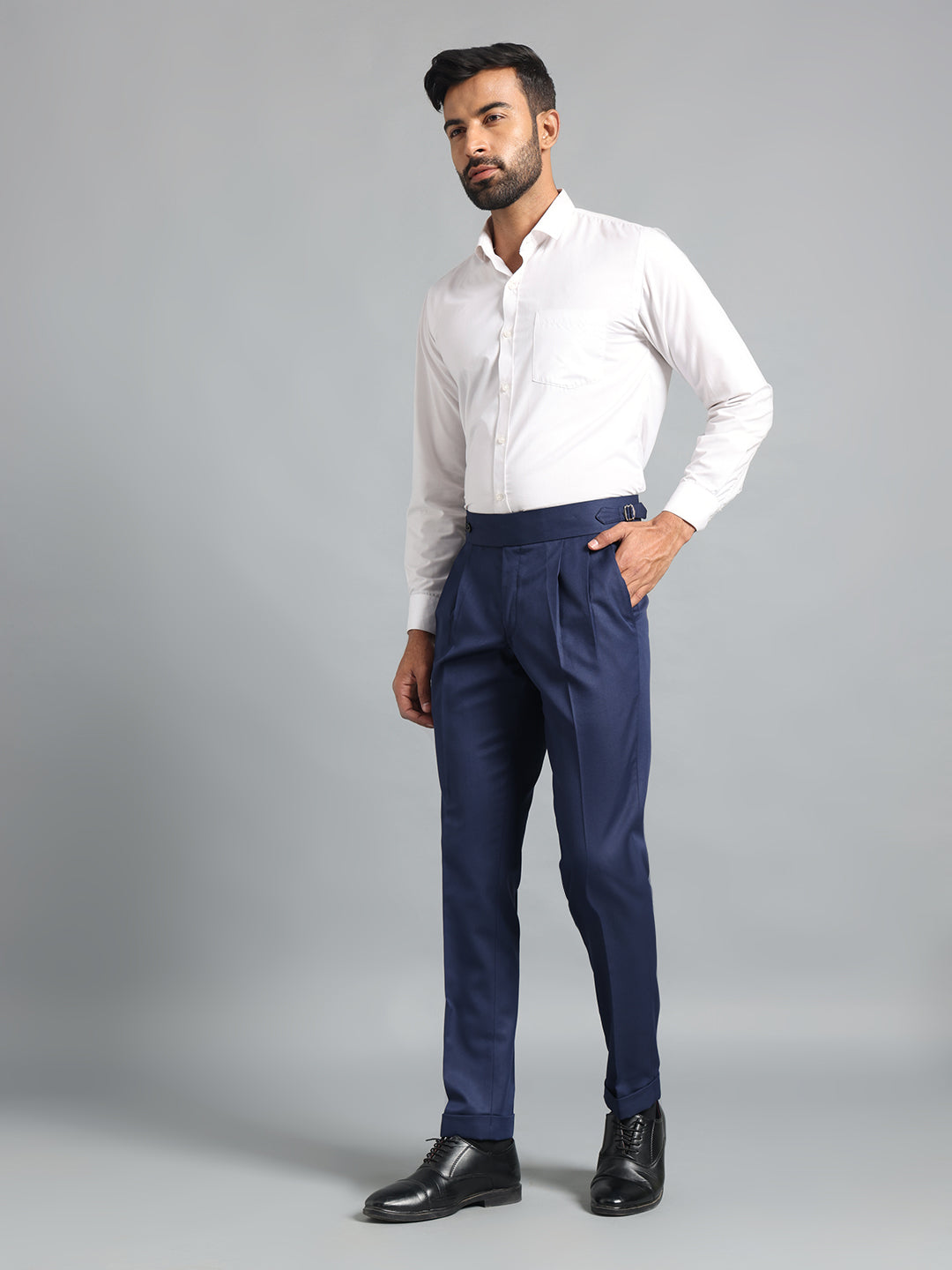 Signature Navy Blue Gurkha Pant