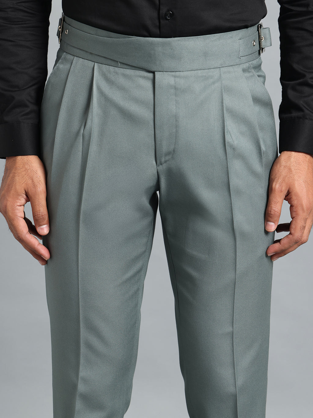 Classic Buckle Olive Green Gurkha Pant