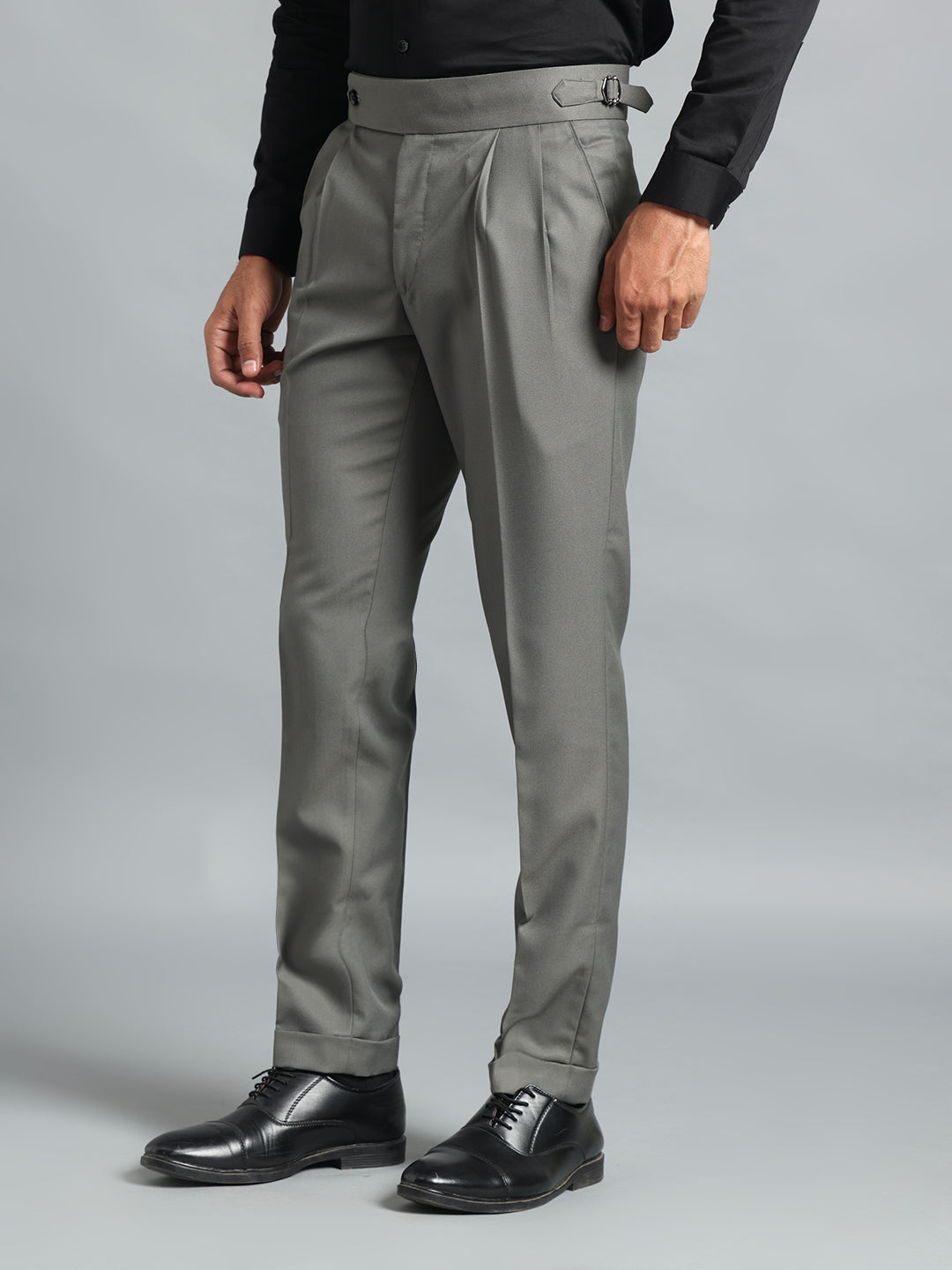 Signature Perfect Grey Gurkha Pant