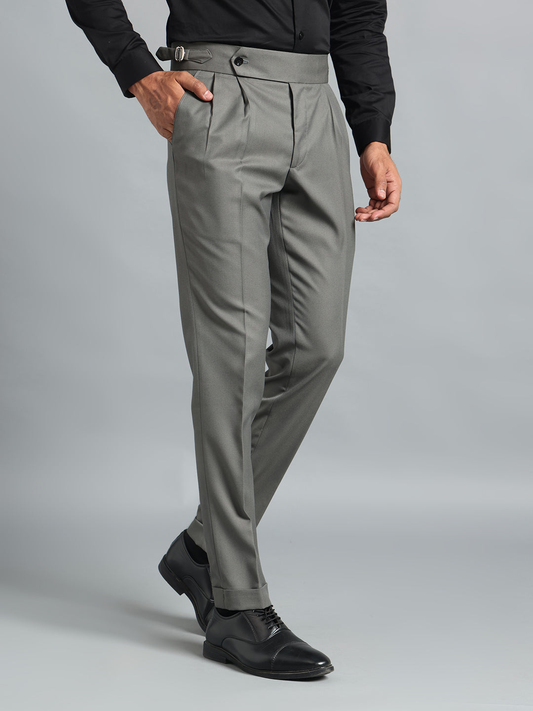Signature Perfect Grey Gurkha Pant