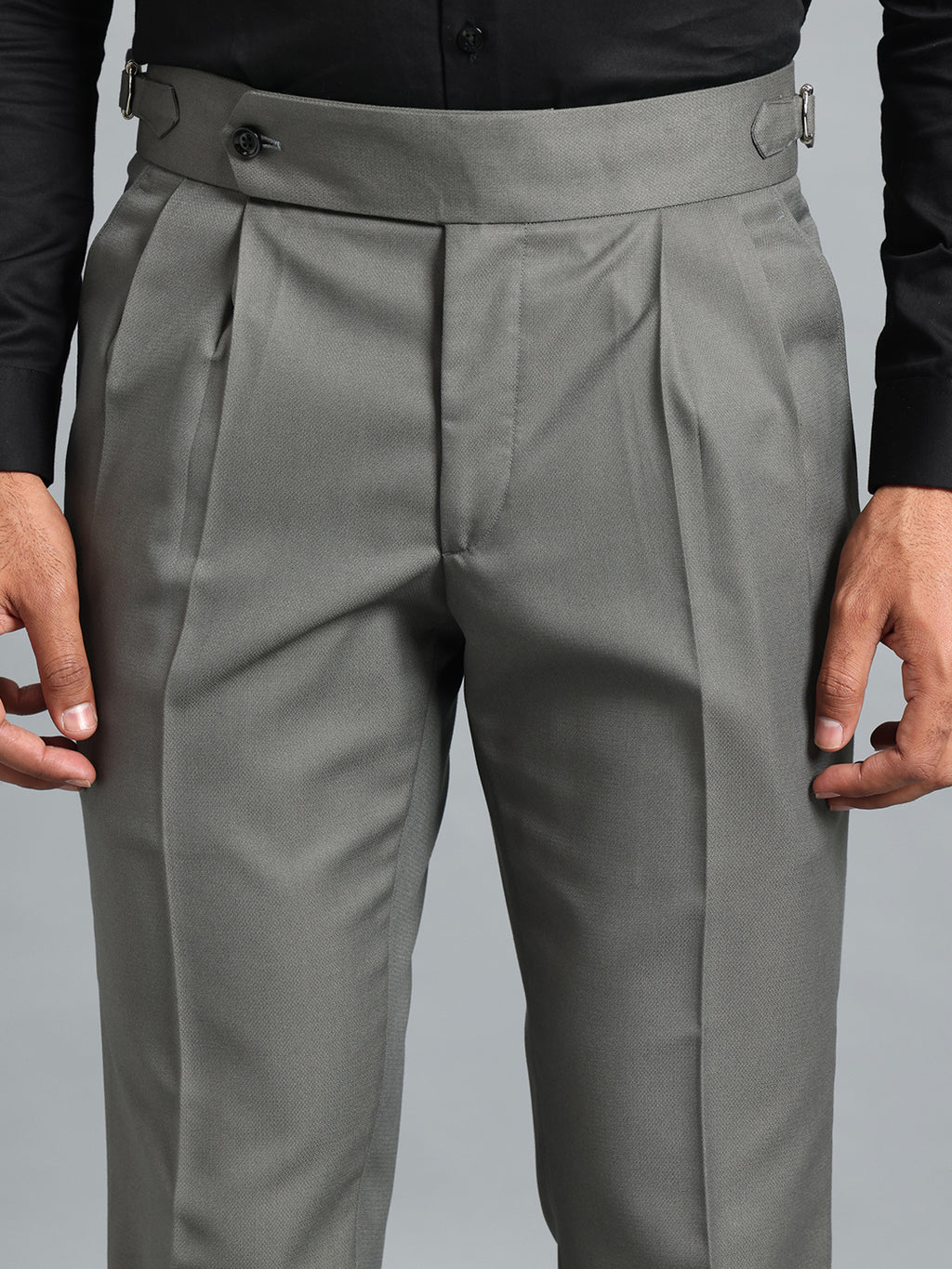 Signature Perfect Grey Gurkha Pant