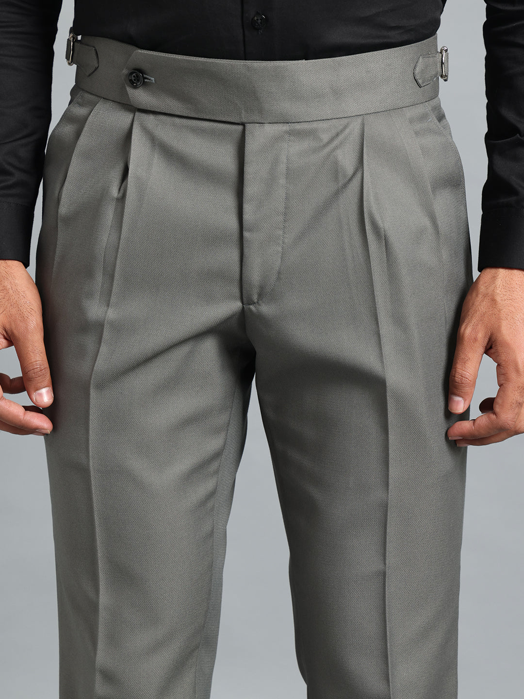 Signature Perfect Grey Gurkha Pant