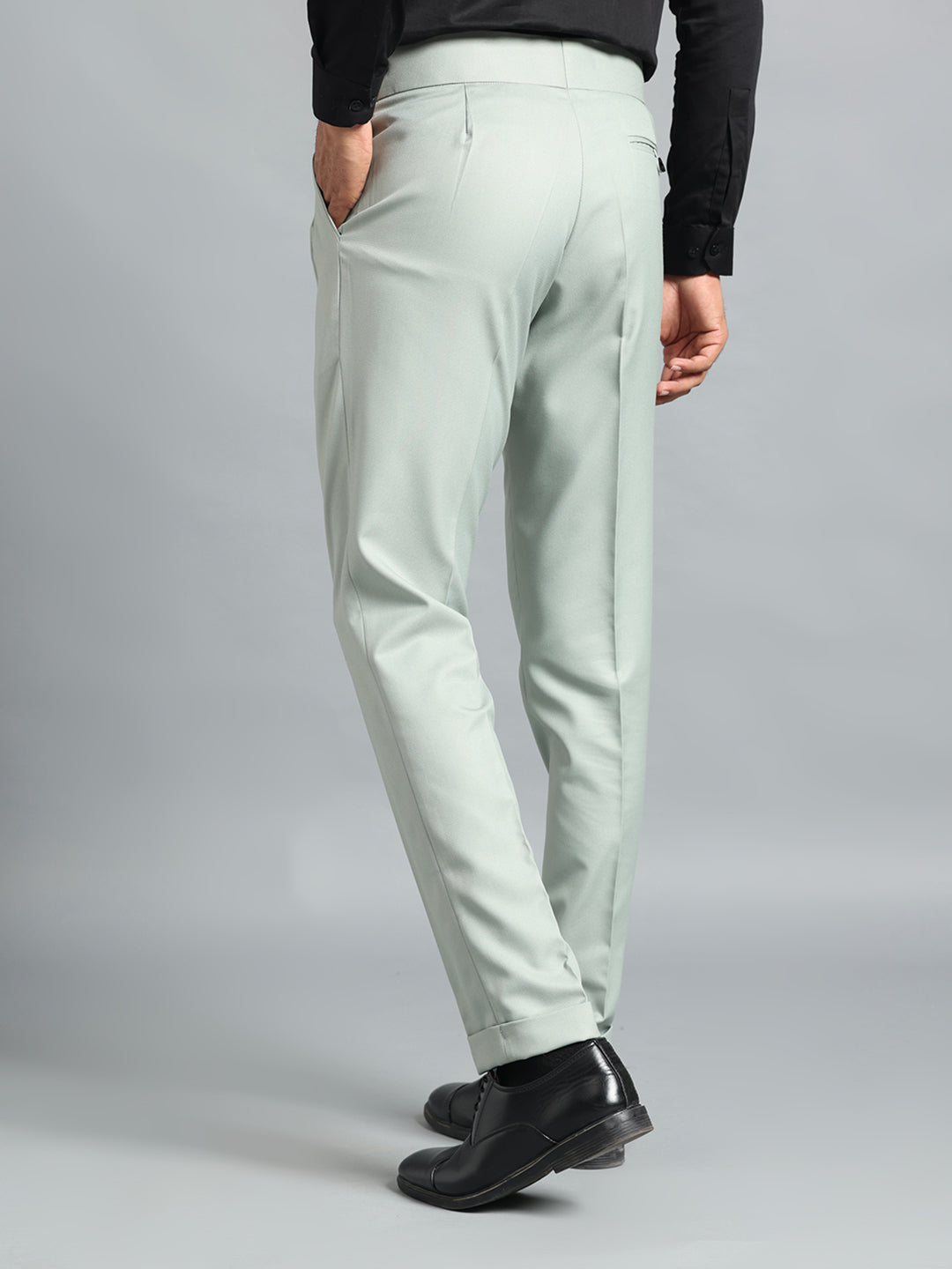 Classic Button Light Sage Gurkha Pant