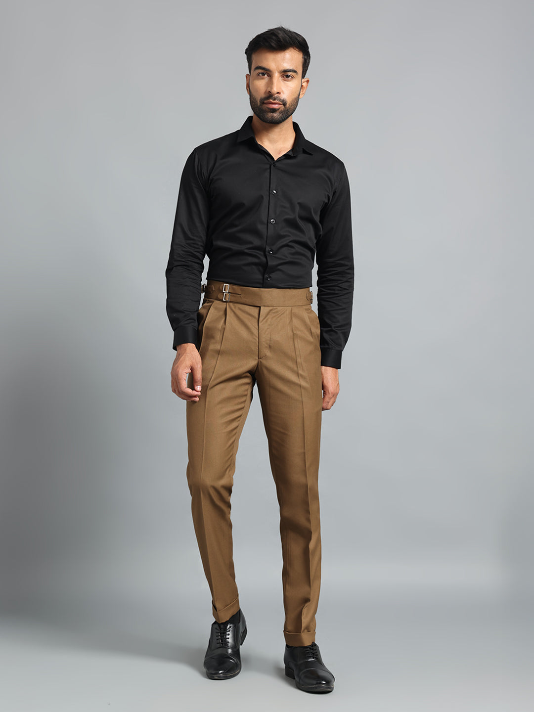 Double Buckle Royal Brown Gurkha Pant