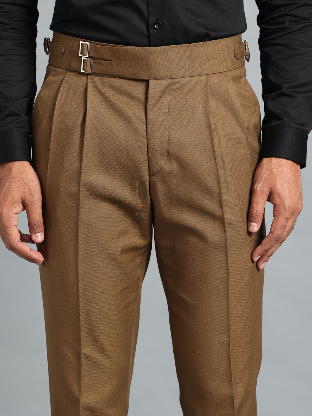 Double Buckle Royal Brown Gurkha Pant