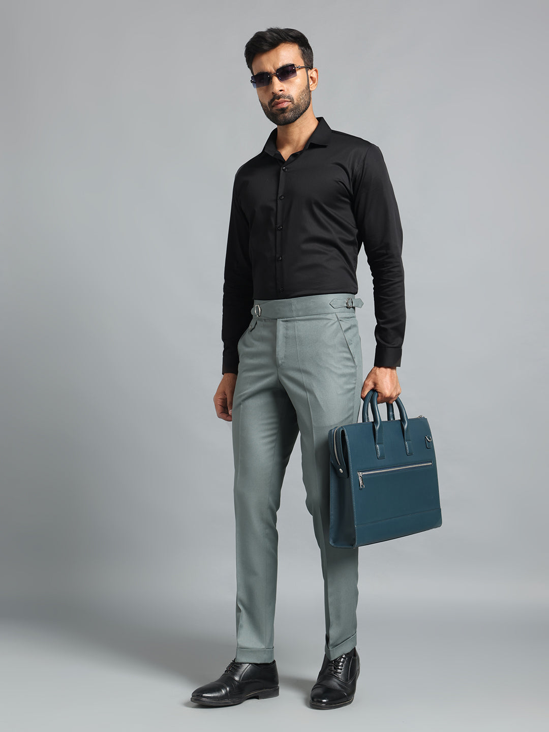 Single Buckle Olive Green Gurkha Pant