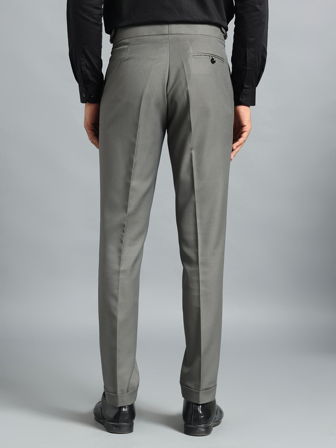 Double Button Prefect Grey Gurkha Pant