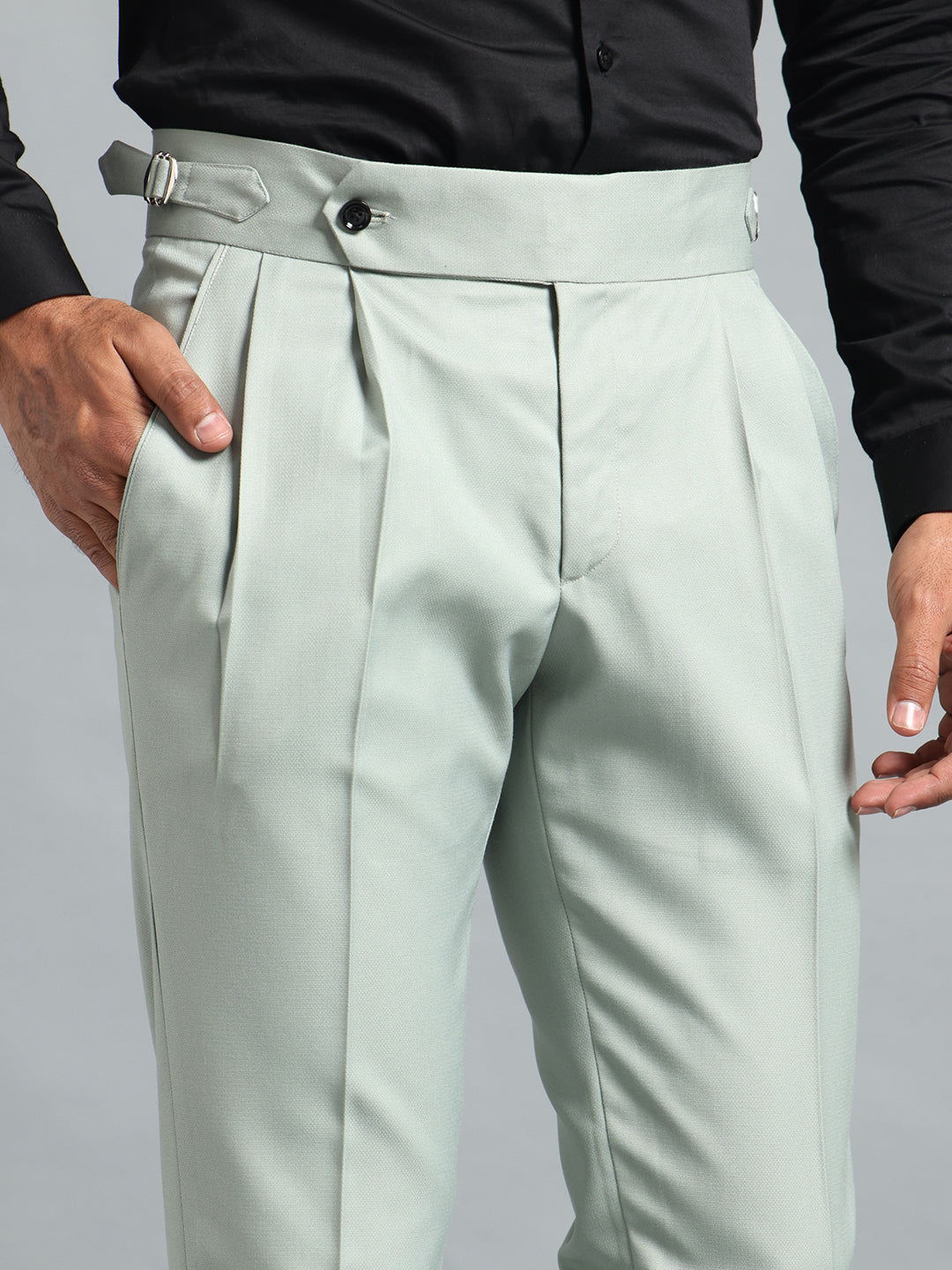 Signature Light Sage Gurkha Pant