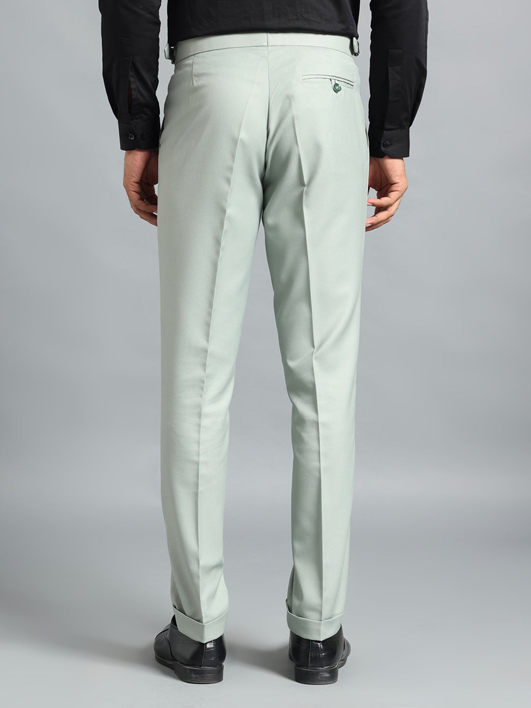 Double Buckle Light Sage Gurkha Pant