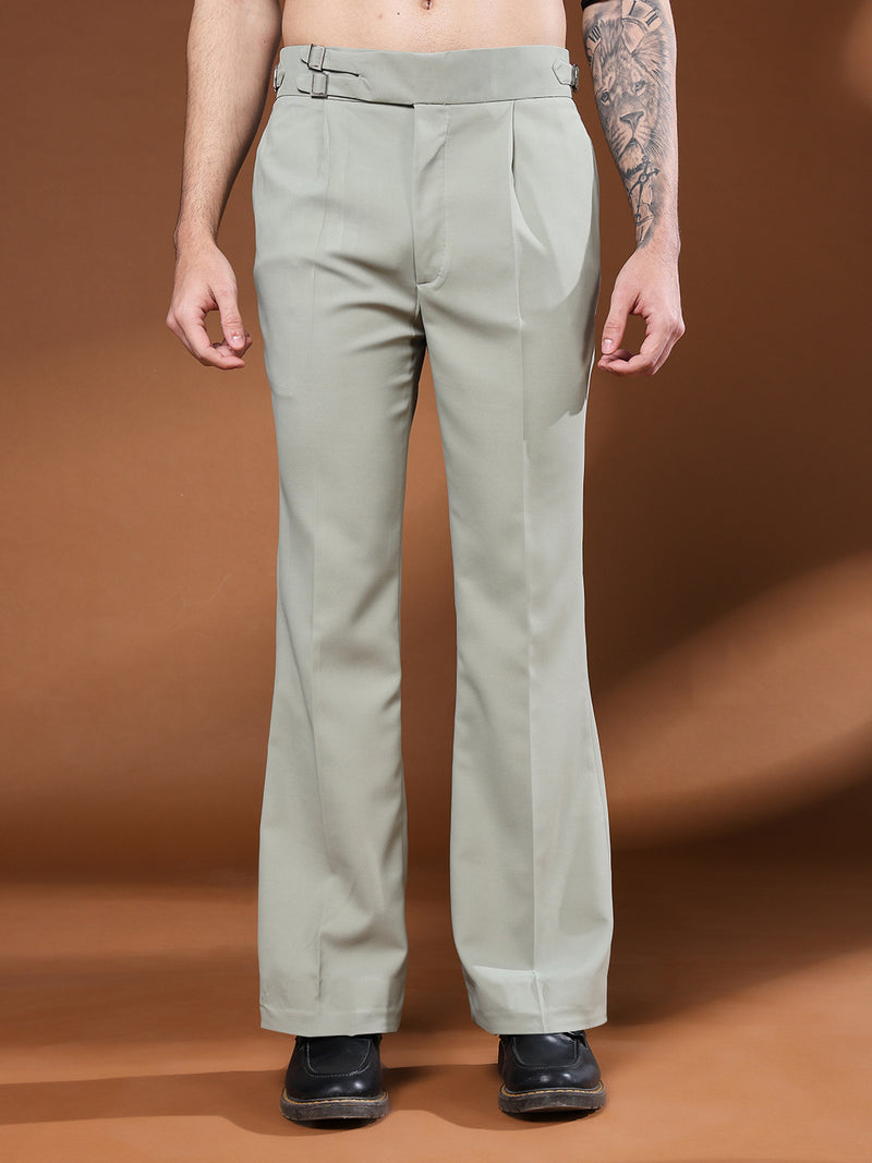Bell Bottom Double Buckle Classic Sage Gurkha Pants