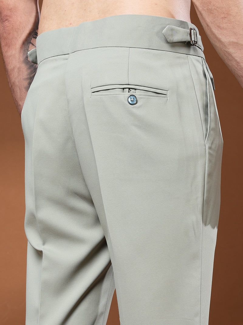 Bell Bottom Single Buckle Classic Sage Gurkha Pants