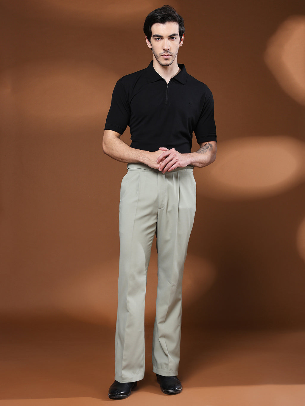 Bell Bottom Classic Button Classic Sage Gurkha Pants