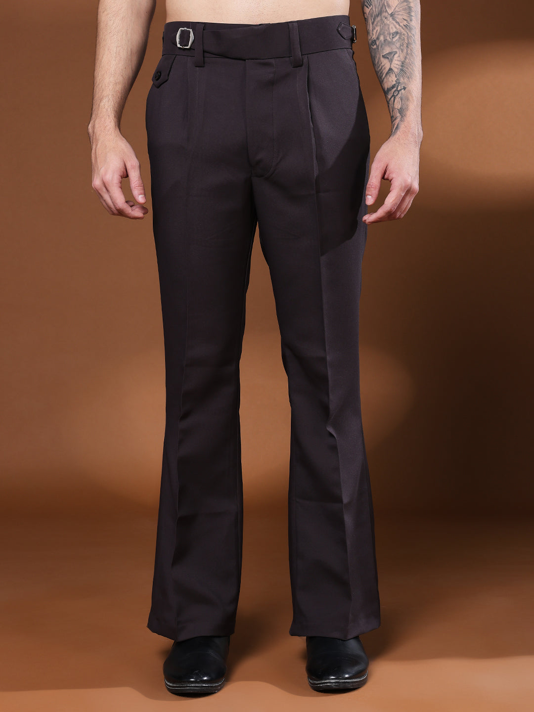 Bell Bottom Single Buckle Classic Mergenta Gurkha Pants