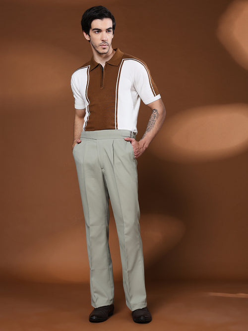 Bell Bottom Classic Buckle Classic Sage Gurkha Pants