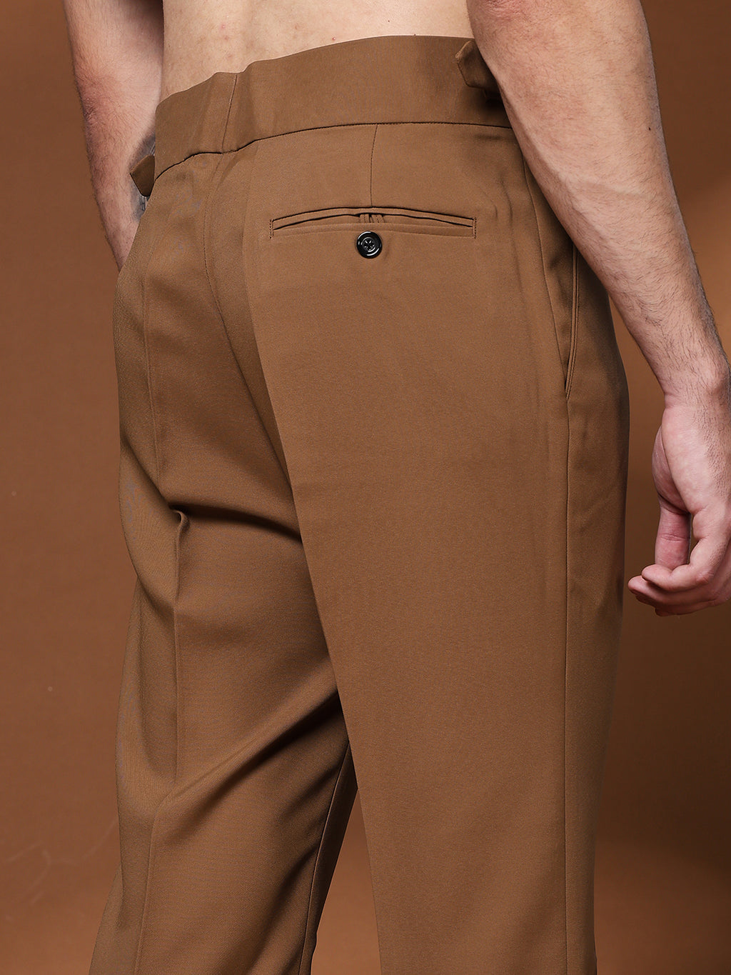 Bell Bottom Signature Buckle Royal Brown Gurkha Pants