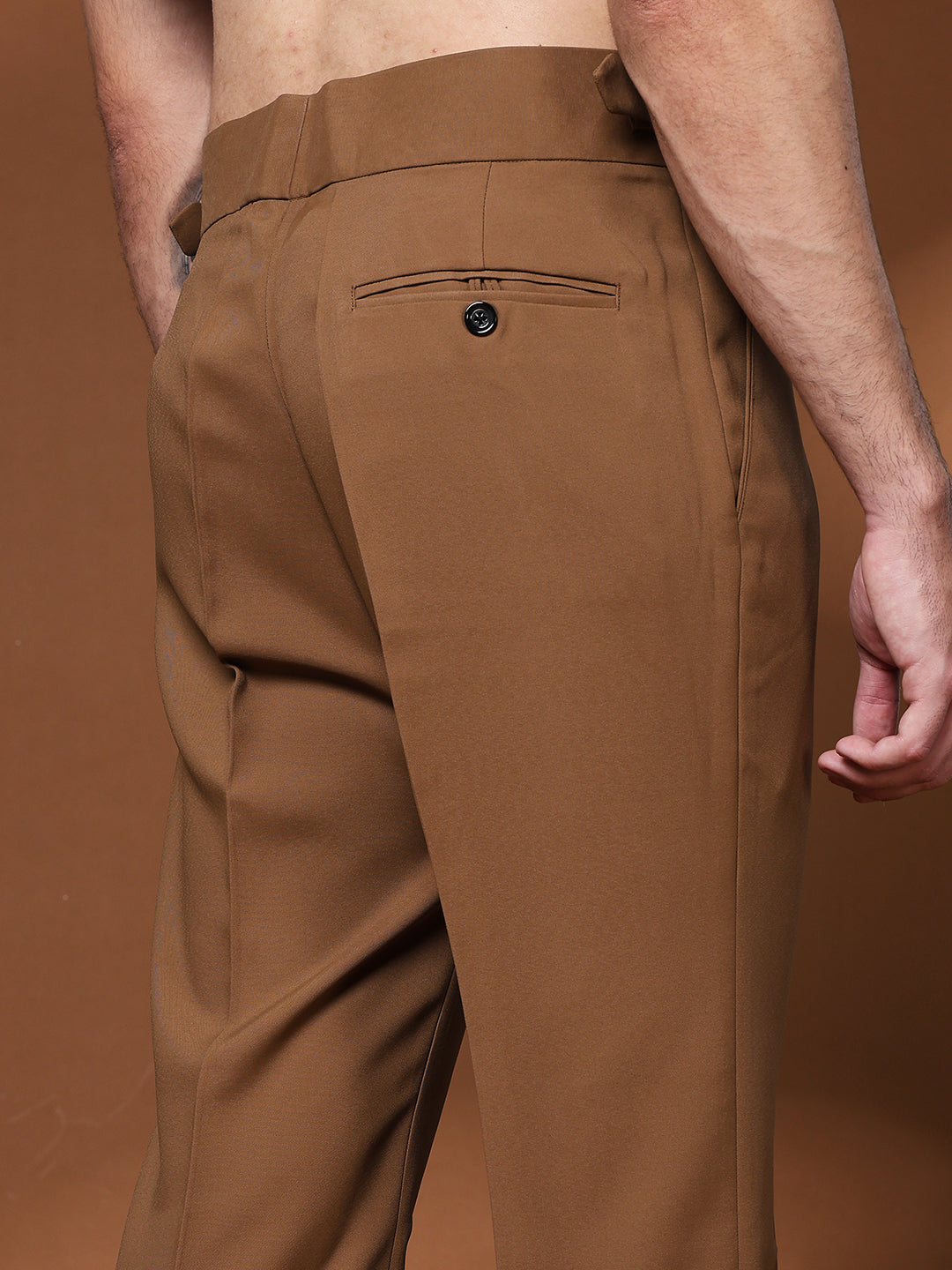 Bell Bottom Signature Buckle Royal Brown Gurkha Pants