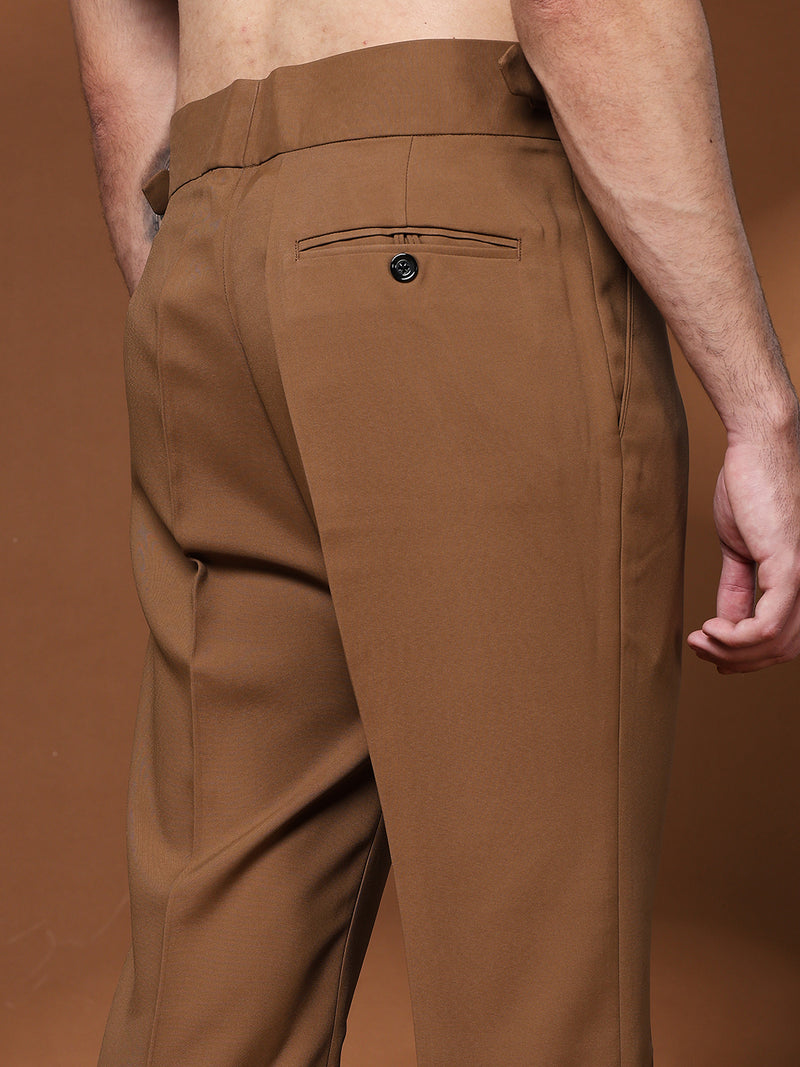 Bell Bottom Signature Buckle Royal Brown Gurkha Pants