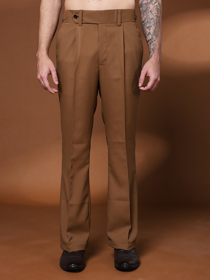 Bell Bottom Signature Buckle Royal Brown Gurkha Pants