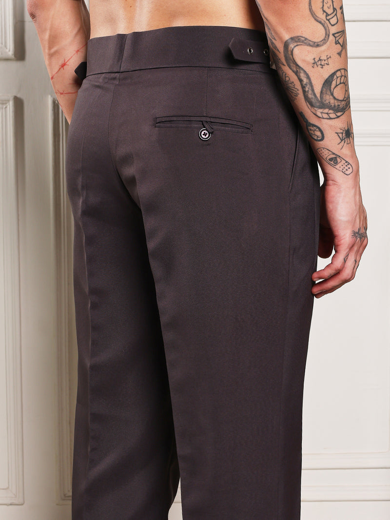 Loose Fit Classic Buckle Classic Mergenta Gurkha Pants