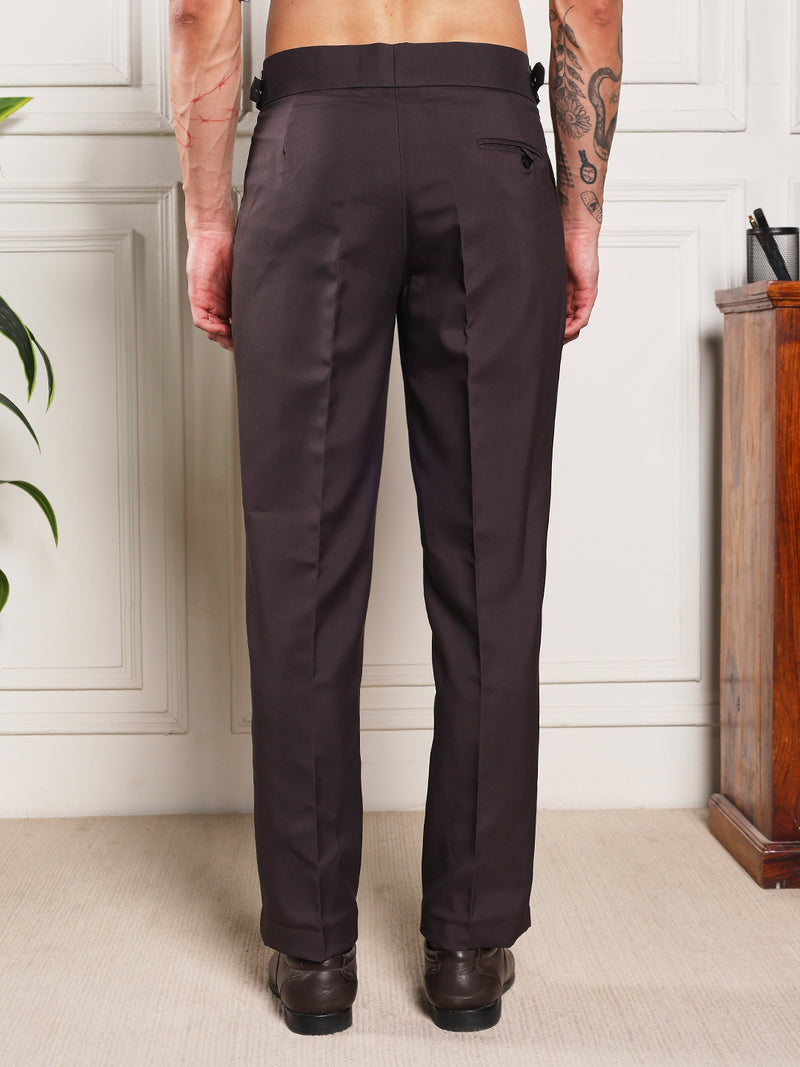 Loose Fit Classic Buckle Classic Mergenta Gurkha Pants