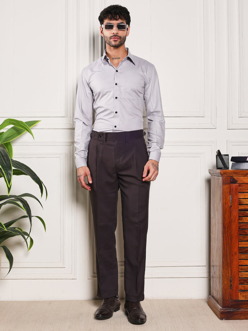 Loose Fit Single Buckle Classic Mergenta Gurkha Pants