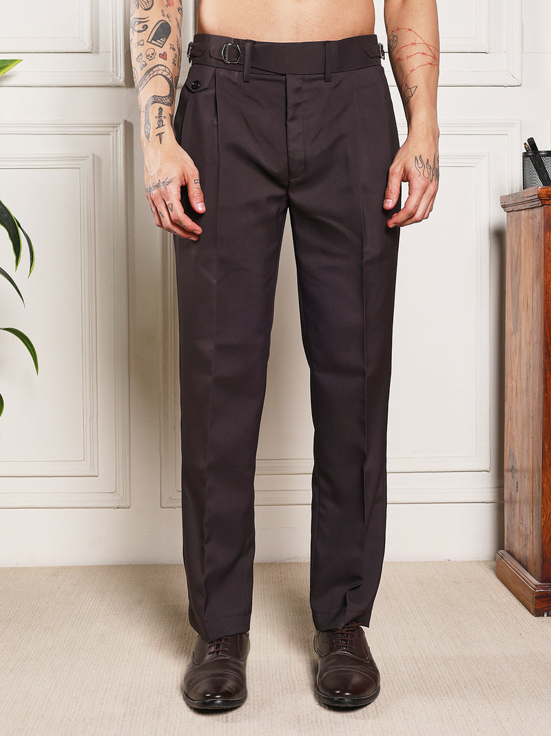 Loose Fit Single Buckle Classic Mergenta Gurkha Pants