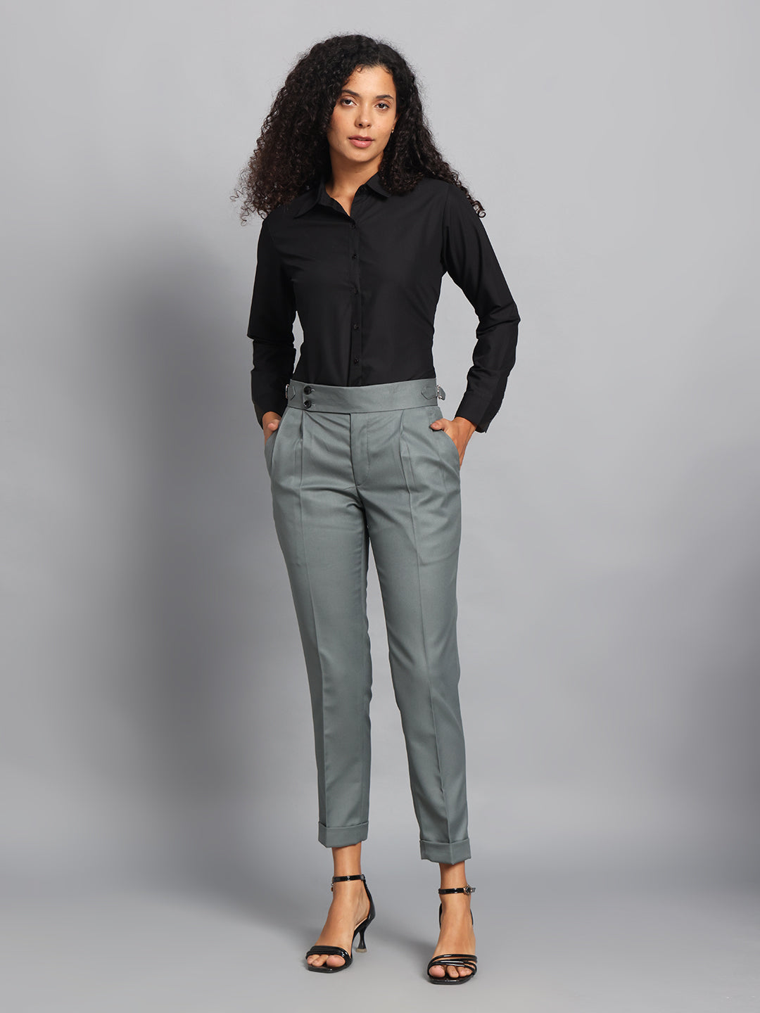DOUBLE BELTED GURKHA TROUSERS【WOMENS】 レディース】DOUBLE BELTED GURKHA TROUSERS【WOMENS】 | LENO