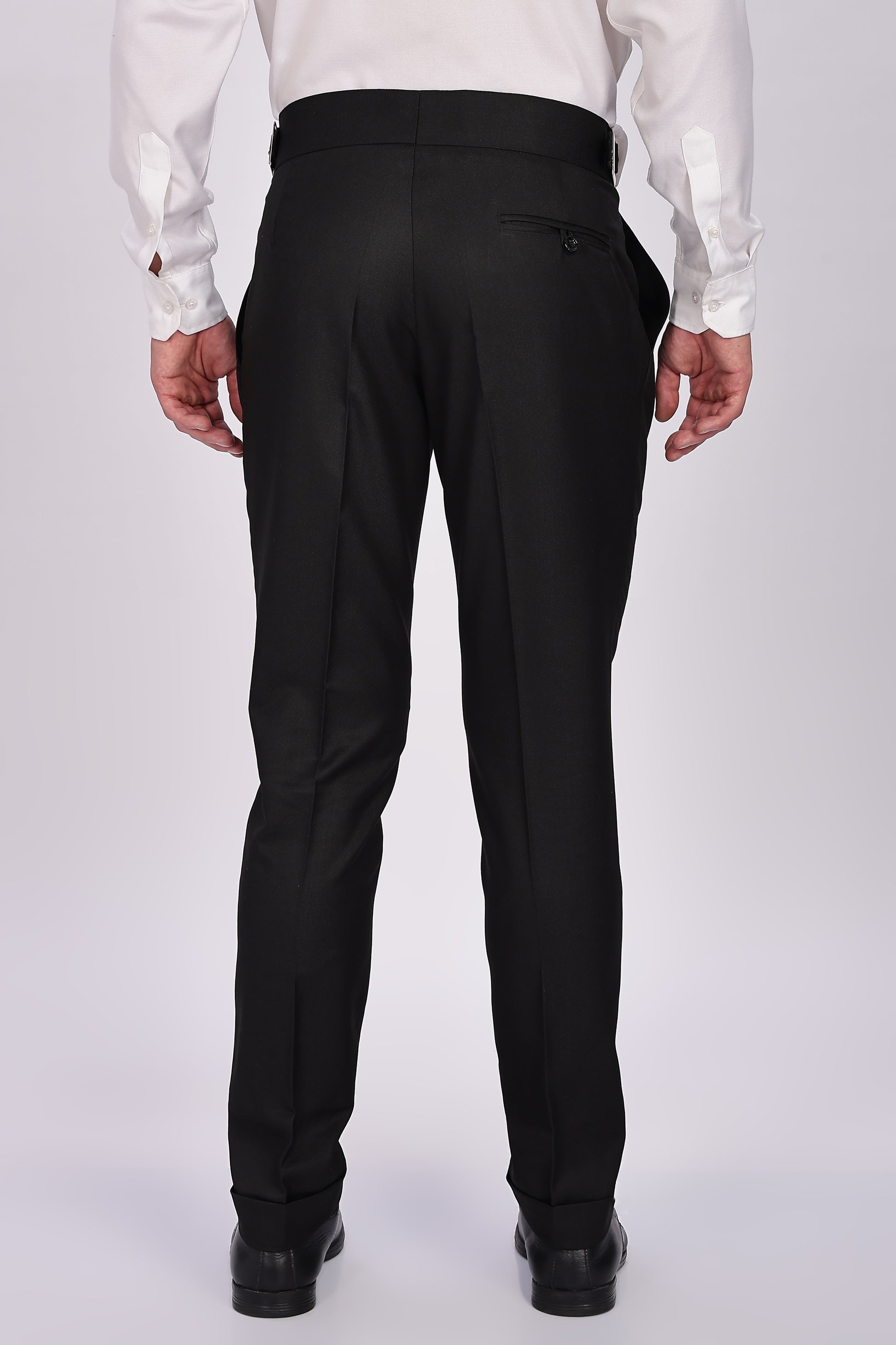 Classic Buckle Royal Black Gurkha Pant