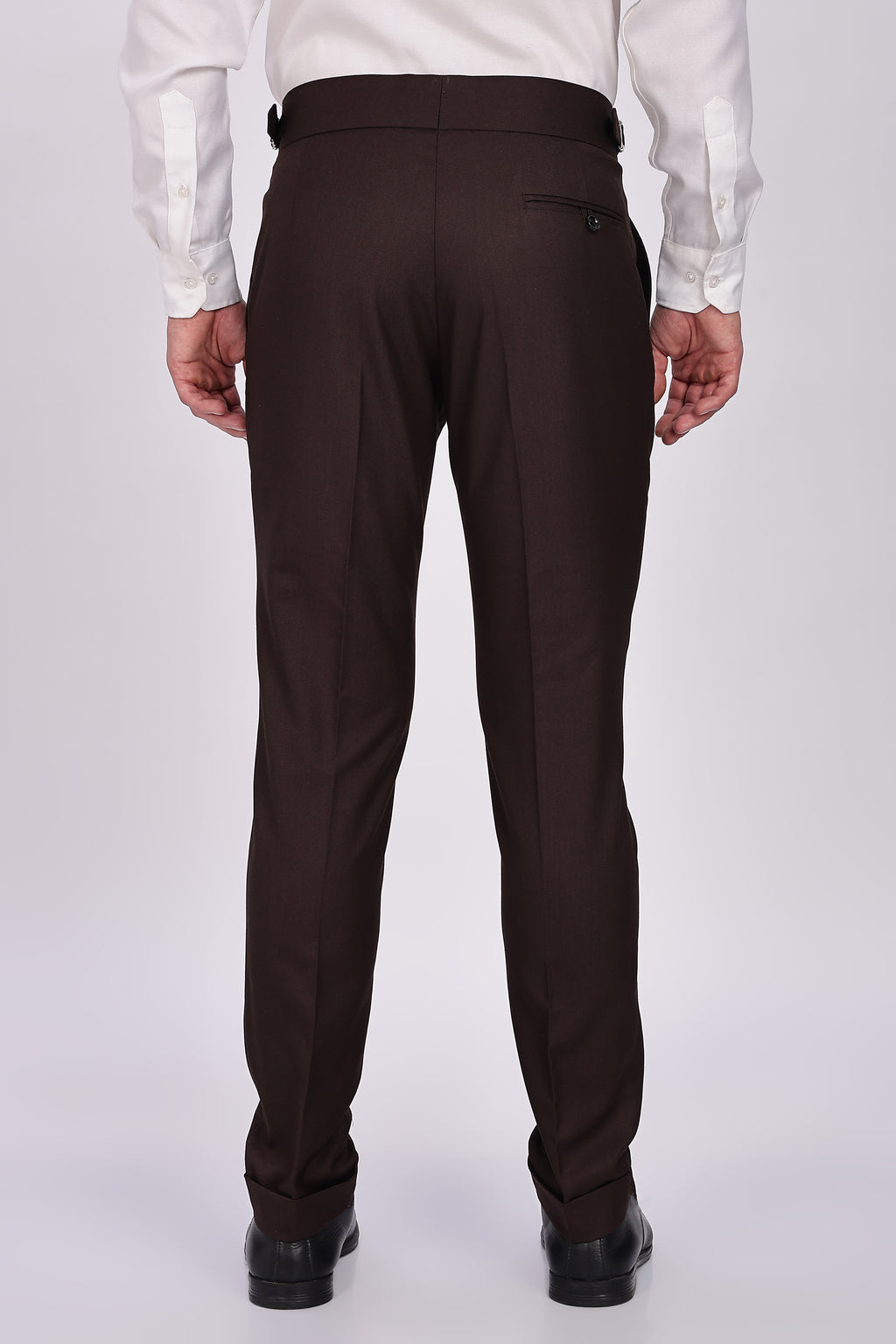 Single Buckle Dark Brown Gurkha Pant