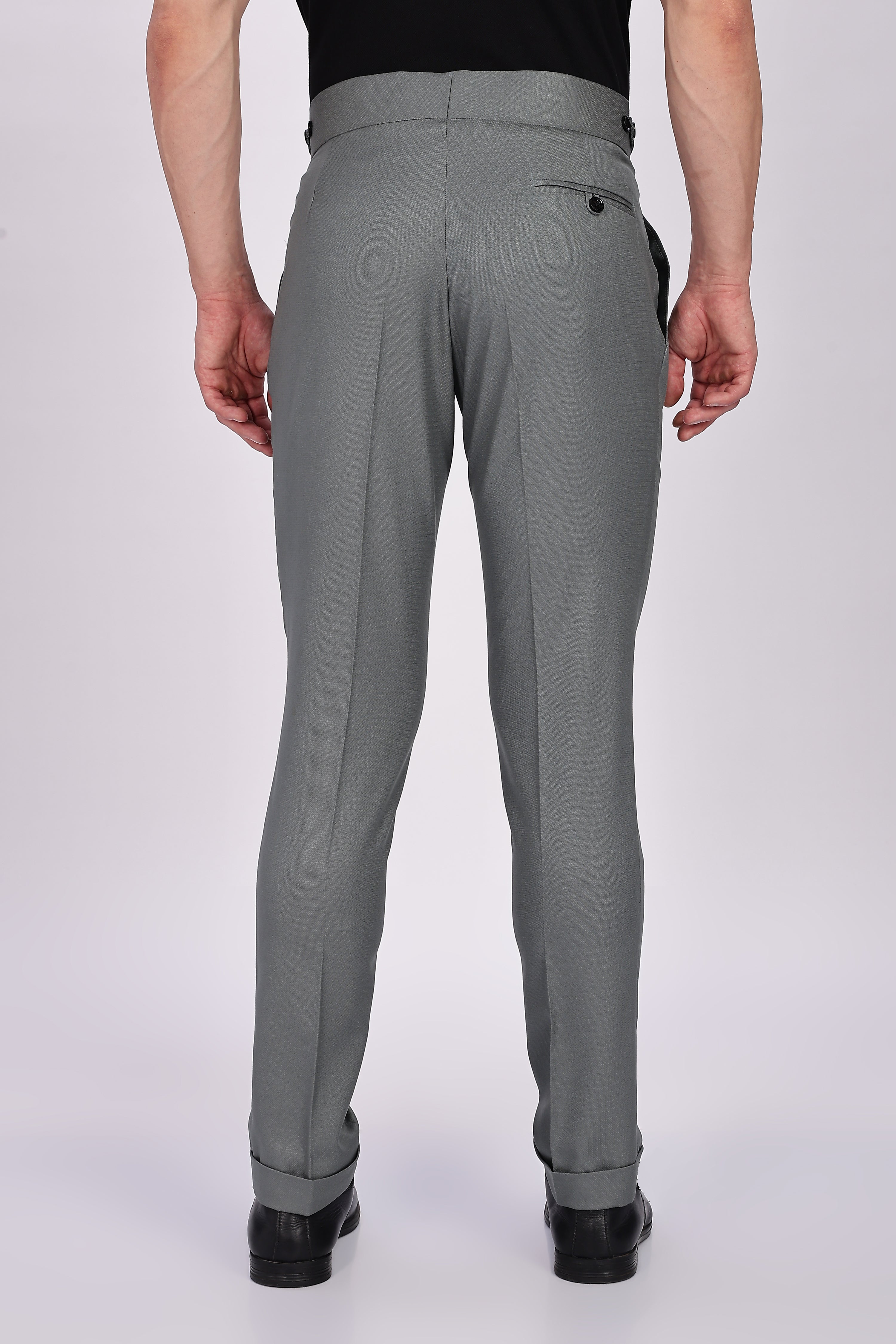 Classic Button Perfect Grey Gurkha Pant – EMRIS EMPIRE