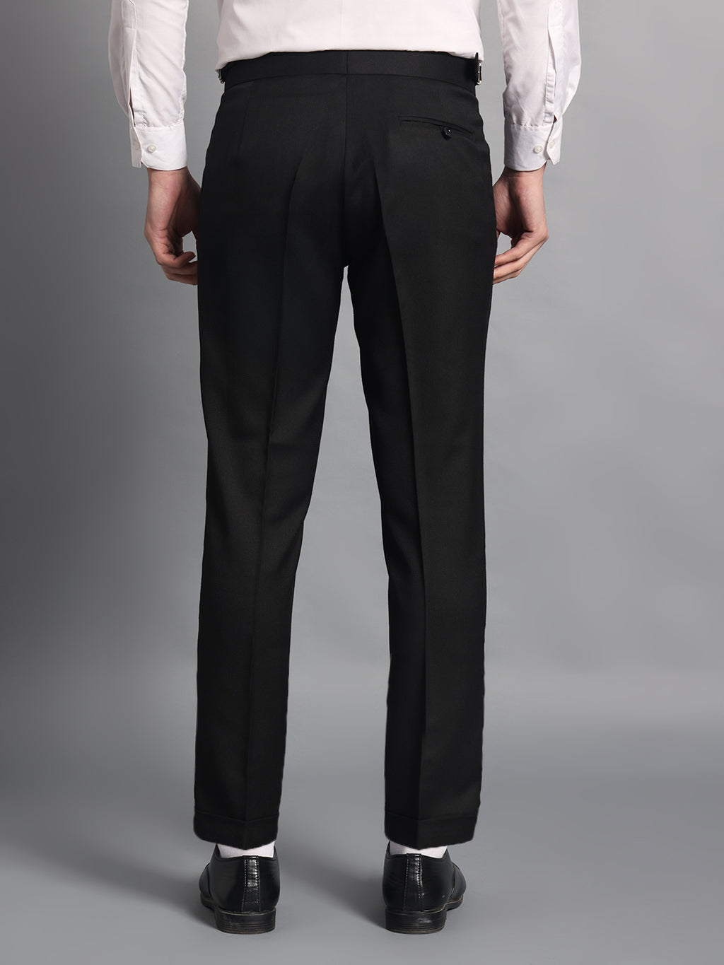 Double Buckle Royal Black Gurkha Pant