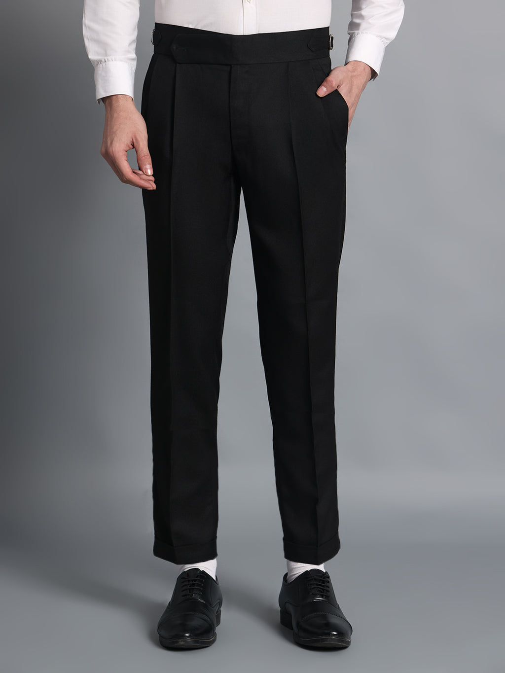 Signature Royal Black Gurkha Pant