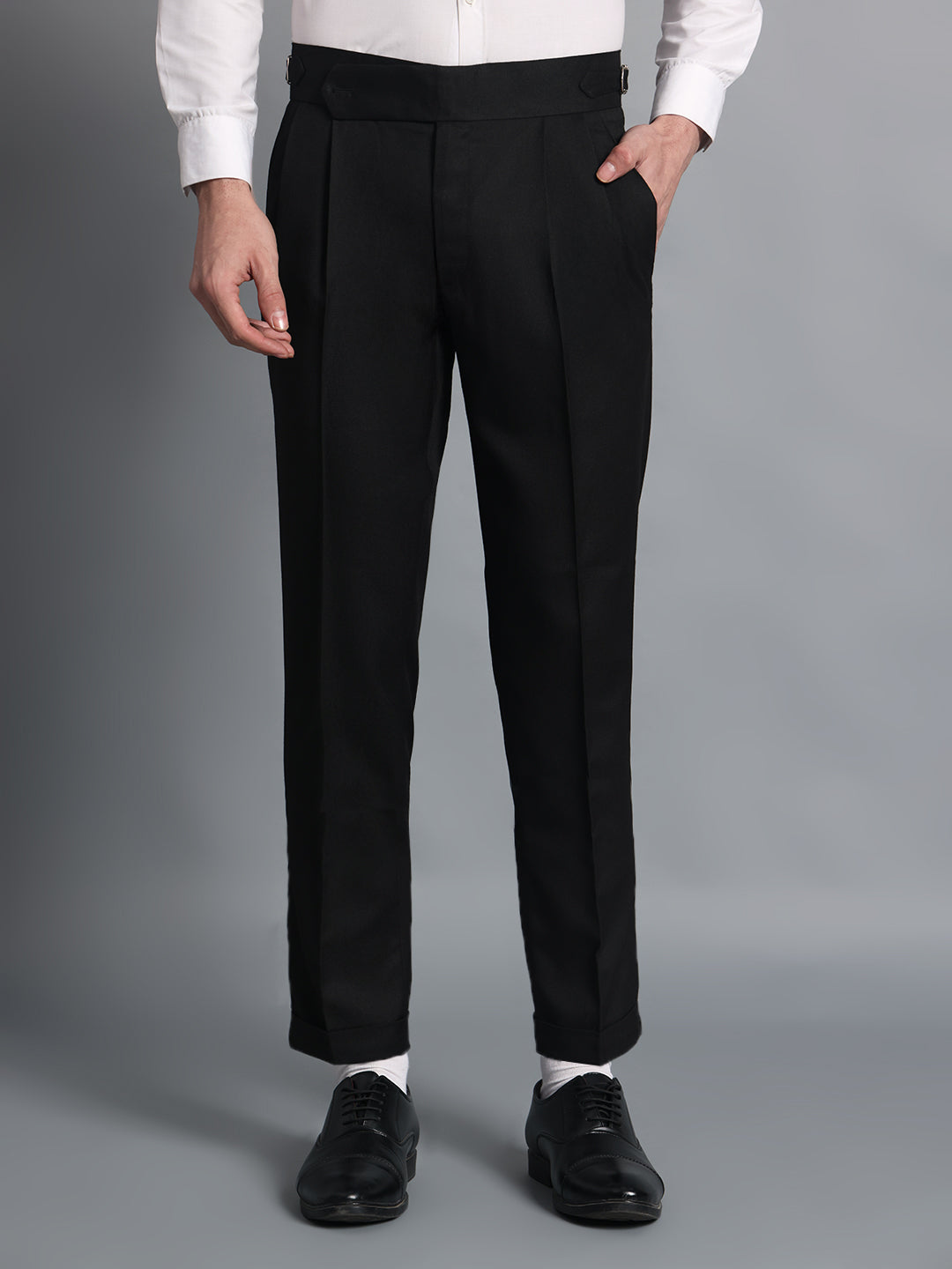 Signature Royal Black Gurkha Pant