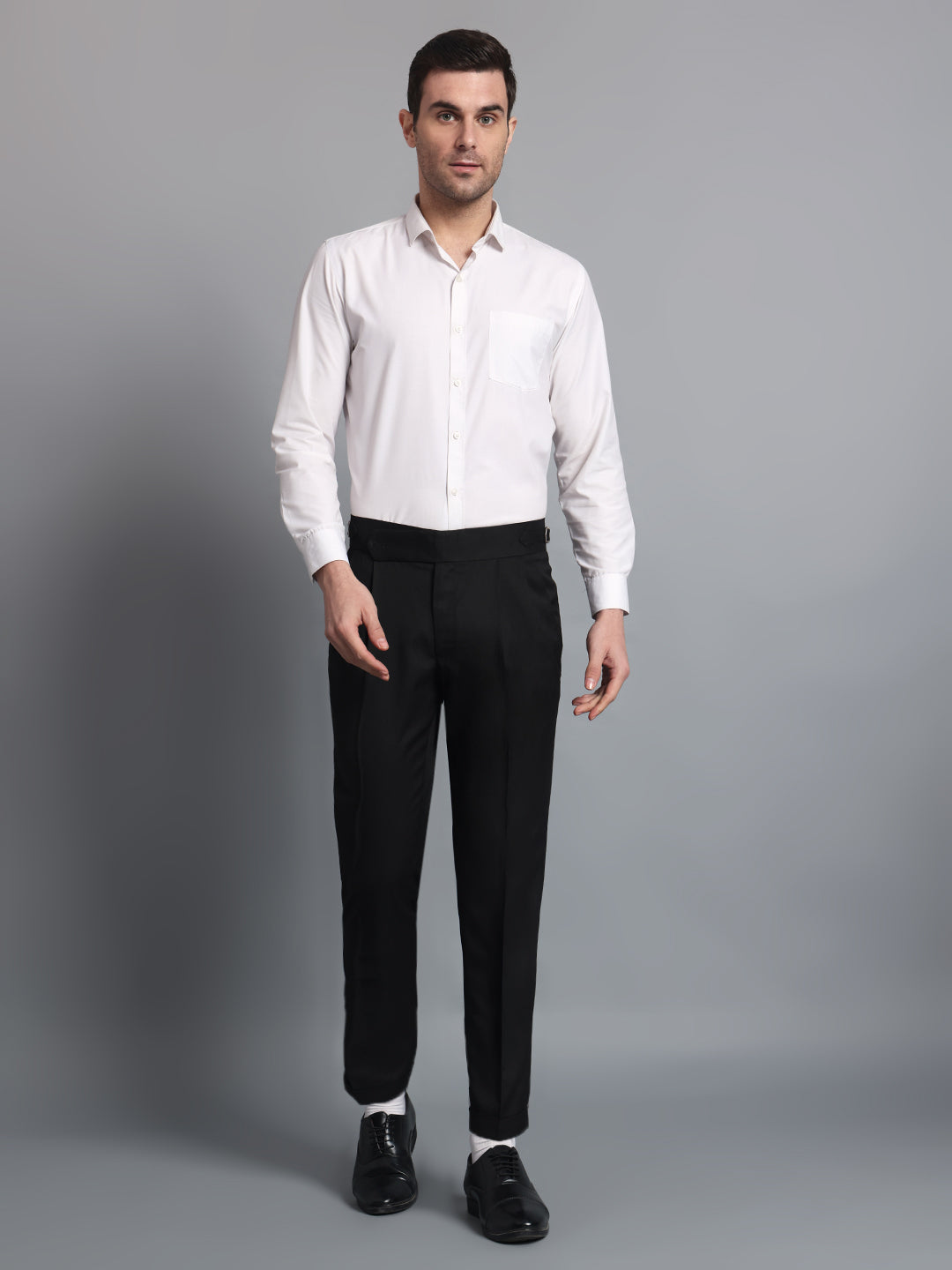 Signature Royal Black Gurkha Pant