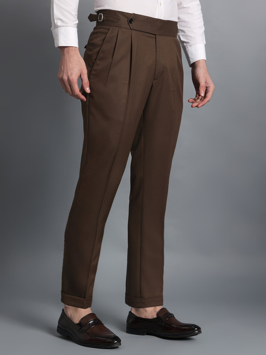 Signature Coffee Brown Gurkha Pant