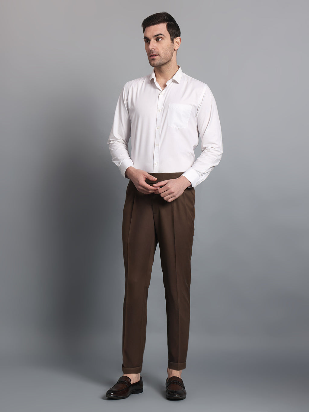 Signature Coffee Brown Gurkha Pant