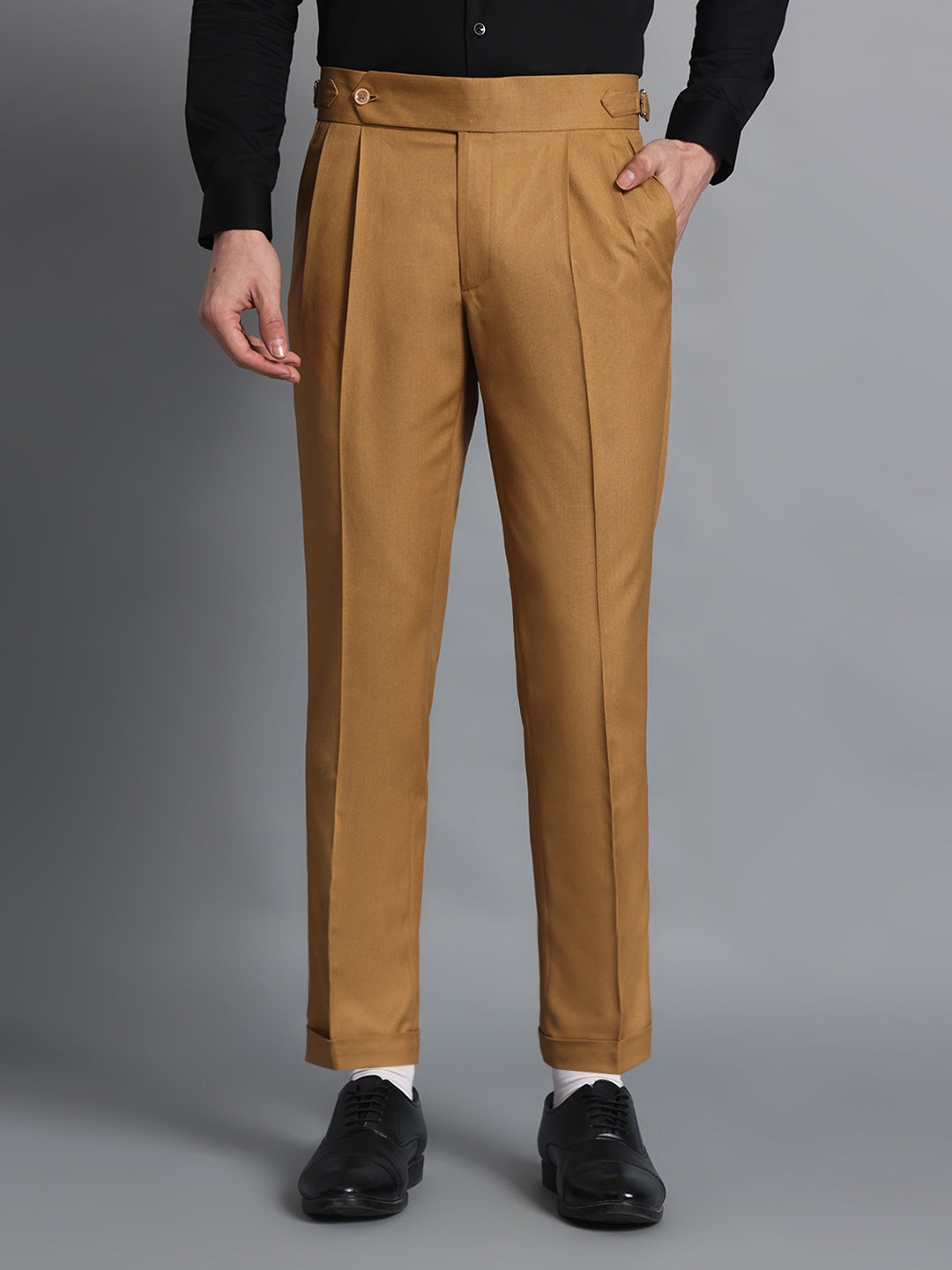 Signature Camel Brown Gurkha Pant