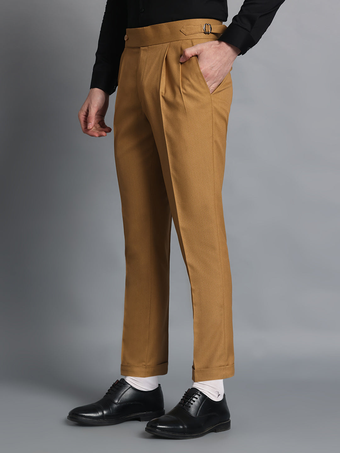 Signature Camel Brown Gurkha Pant