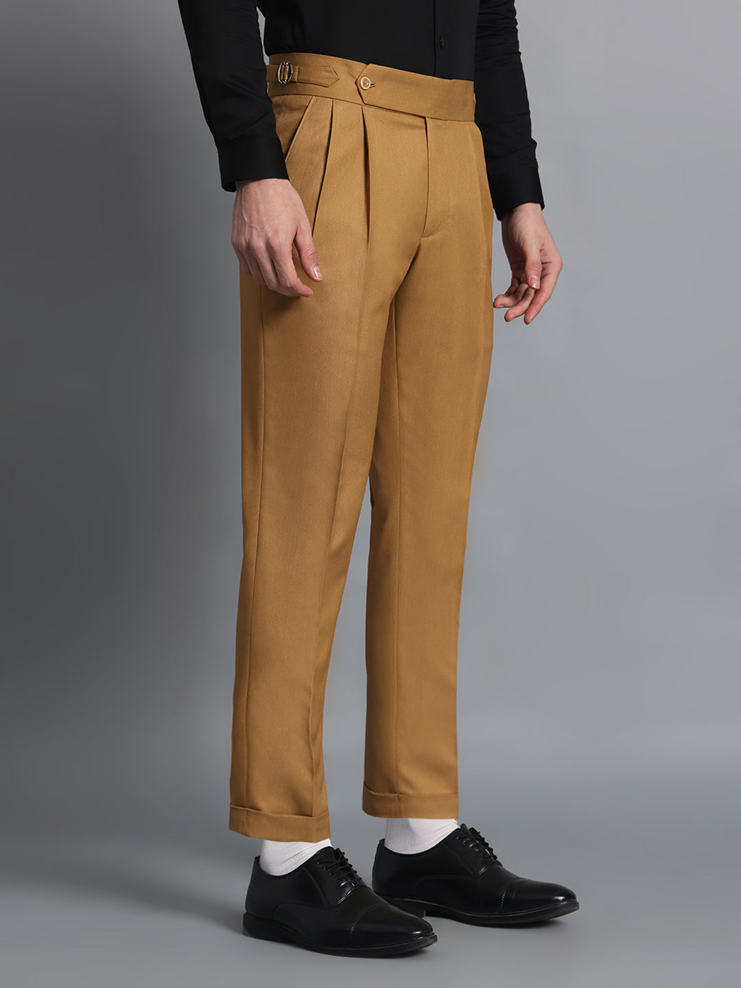 Signature Camel Brown Gurkha Pant