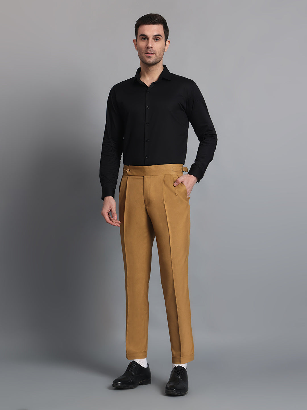 Signature Camel Brown Gurkha Pant